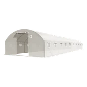 Szklarnie ogrodowe - Tunel Ogrodowy Foliowy Szklarnia 4x10x2 40m2 Podwójne Drzwi UV-4 GRATIS - miniaturka - grafika 1