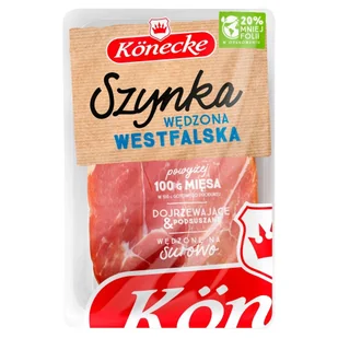 Konecke - Szynka wieprzowa surowa wędzona - Kiełbasa i wędliny - miniaturka - grafika 1