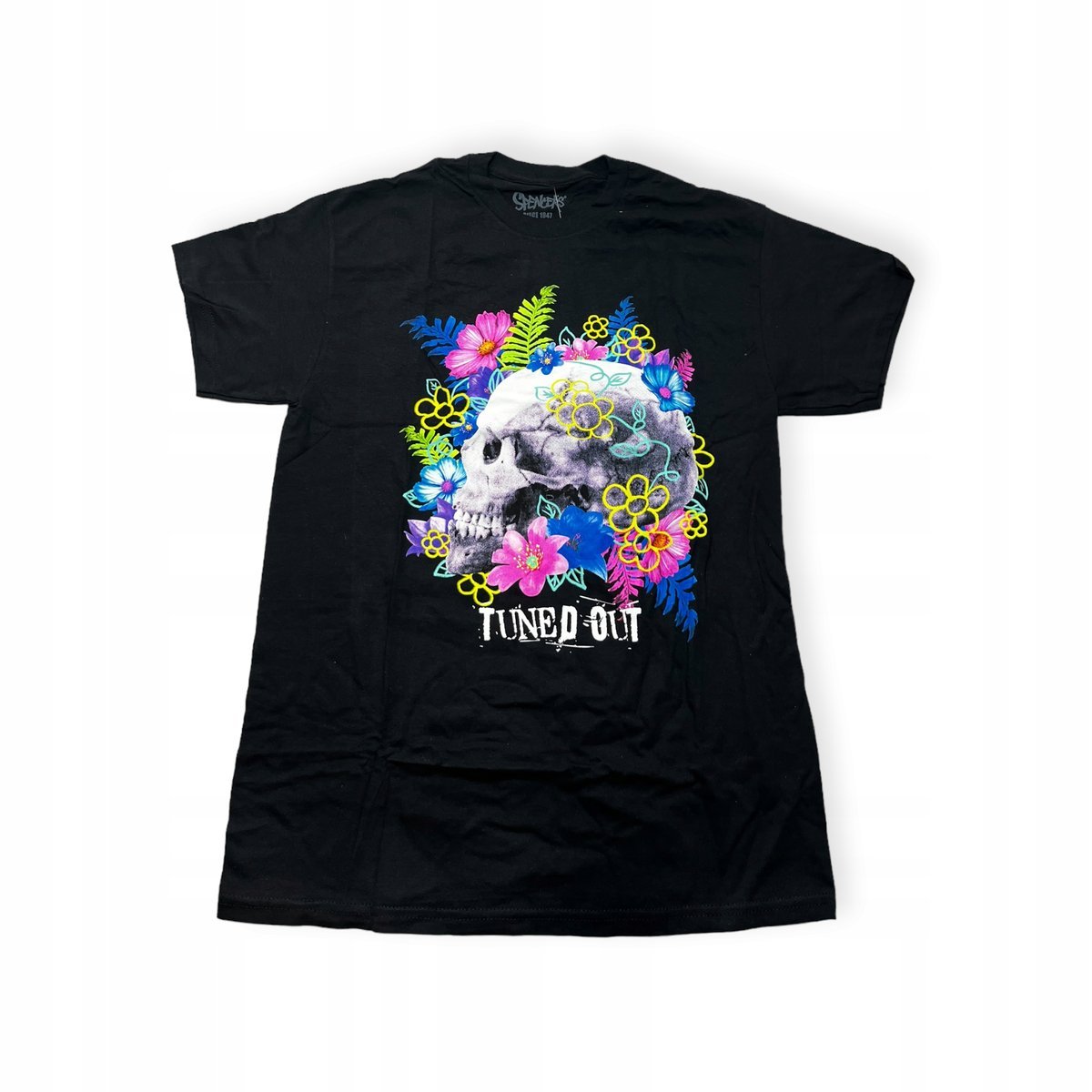 Koszulka T-shirt męski okrągły dekolt SPENCER'S NADRUK M