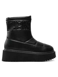 LOVE MOSCHINO Botki JA24266I0LIE0000 Czarny - Botki damskie - miniaturka - grafika 1