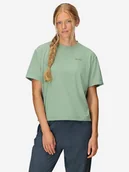 Koszulki sportowe damskie - Marmot Koszulka funkcyjna "AirExchange" w kolorze zielonym - miniaturka - grafika 1