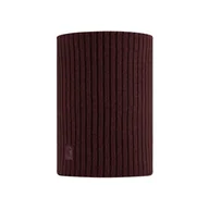 Czapki i chusty sportowe damskie - Komin zimowy z wełny merino Buff Merino Wool Norval Maroon - miniaturka - grafika 1