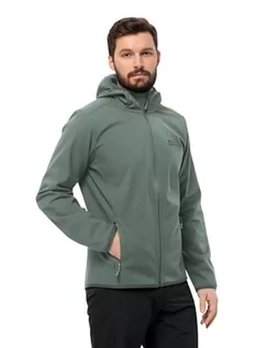 Kurtki męskie - Jack Wolfskin Bornberg męska kurtka softshell z kapturem M - grafika 1