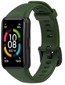 Akcesoria do smartwatchy - HUAWEI YUNMI Opaska YUNMI do Band 6 Cimnozielony - miniaturka - grafika 1
