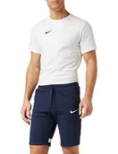 Spodenki męskie - NIKE Nike Szorty męskie Strike 21 Fleece Short niebieski Obsydian/White/White S CW6521-451 - miniaturka - grafika 1