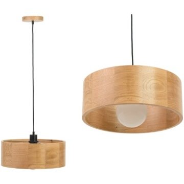 Lampa sufitowa wisząca Antilia żyrandol Dąb fi375 do salonu kuchni Stylowa