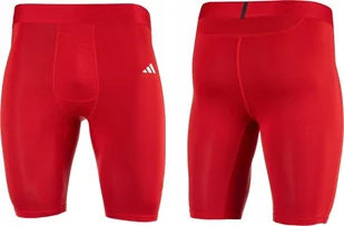 Adidas Spodenki męskie adidas Techfit Aeroready Short Tights czerwone HP0616 XL - Spodnie sportowe męskie - miniaturka - grafika 1