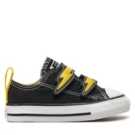 Buty dla chłopców - Trampki Converse Chuck Taylor All Star Electric Bolt Easy-On A08376C Czarny - miniaturka - grafika 1