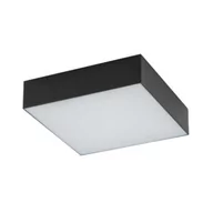 Lampy sufitowe - Plafon LID SQUARE LED 10434 25W 4000K Czarny - miniaturka - grafika 1