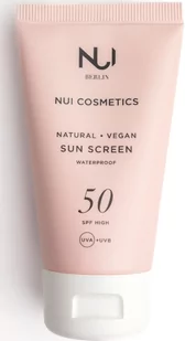 NUI Cosmetics Natural & Vegan Sun Screen SPF50 50 ml - Balsamy i kremy do opalania - miniaturka - grafika 1