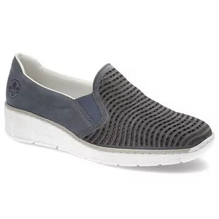 Rieker, Półbuty, 53792-14 Blue, rozmiar 40 - Półbuty damskie - miniaturka - grafika 1