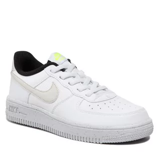 Buty dla chłopców - Buty NIKE - Force 1 Crater nn (PS) DH8696 101 White/Light Bone/Volt/Black - grafika 1