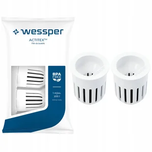 Filtry do wody Wessper Actitex do butelki Dafi Soft zamiennik - 2 sztuki - Wkłady filtrujące - miniaturka - grafika 1