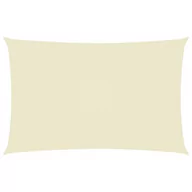 Parasole ogrodowe - VidaXL Prostokątny żagiel ogrodowy, tkanina Oxford, 4x7 m, kremowy 135218 VidaXL - miniaturka - grafika 1