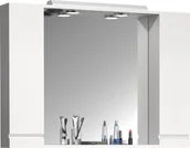 Szafki łazienkowe - SiloraXL szafka łazienkowa z lustrem biały. - miniaturka - grafika 1