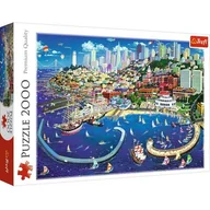 Puzzle - Trefl Puzzle 2000 Zatoka San Francisco - miniaturka - grafika 1