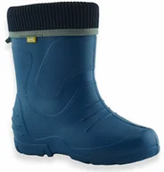 Buty dla chłopców - Kalosze ocieplane lekkie piankowe dla dzieci Befado 162X321 Niebieskie - miniaturka - grafika 1