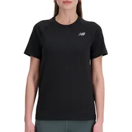 Koszulki sportowe damskie - Koszulka New Balance WT41123BKH - czarna - miniaturka - grafika 1