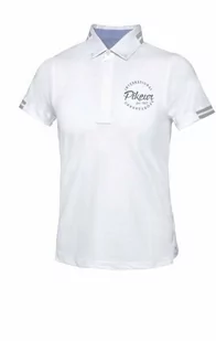 Pikeur Koszulka konkursowa męska DARIO - white - Koszulki jeździeckie - miniaturka - grafika 1