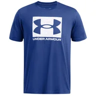 Koszulki sportowe męskie - Koszulka męska Under Armour ABC Camo Boxed Logo SS Rozmiar: XL / Kolor: niebieski - miniaturka - grafika 1
