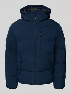 Kurtka pikowana z kieszeniami zapinanymi na zamek błyskawiczny model ‘OWEN’ - Kurtki męskie - miniaturka - grafika 1