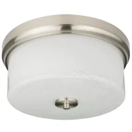 Lampy sufitowe - Plafon Dresden C02374BNI Cosmolight do sypialni okrągły nikiel - miniaturka - grafika 1