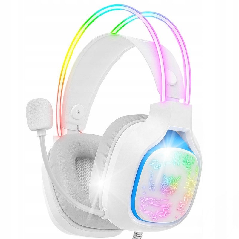 ONIKUMA SŁUCHAWKI GAMINGOWE Z MIKROFONEM RGB DLA GRACZY DO GRANIA E-SPORT