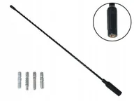 Anteny samochodowe - Antena Samochodowa Długa 41 CM Bat Maszt Antenowy 4x Adaptery - miniaturka - grafika 1