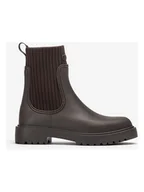 Botki damskie - Unisa Sztyblety "Aynarf" w kolorze brązowym - miniaturka - grafika 1