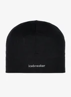Czapki damskie - Czapka termoaktywna Icebreaker Merino 200 Oasis Beanie - black - miniaturka - grafika 1