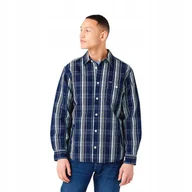 Koszule męskie - WRANGLER SHACKET MID INDIGO W5G2CPX8E XL - miniaturka - grafika 1
