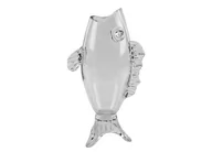 Wazony i flakony - Wazon szklany Ryba 20cm - miniaturka - grafika 1