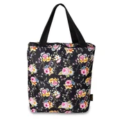 Torby sportowe - Torba damska, shopper z motywem kwiatów Semi Line - miniaturka - grafika 1
