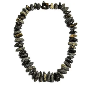 ankabizuteria.pl Korale z naturalnego bursztynu nie polerowane - mato - Naszyjniki - miniaturka - grafika 1