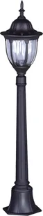 Czarna klasyczna stojąca lampa ogrodowa słupek - 5X S320 B6-P53 - Lampy ogrodowe - miniaturka - grafika 1