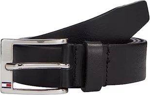 Tommy Hilfiger pasek męski New Aly skórzany pas, czarny, W95 - Paski - miniaturka - grafika 1