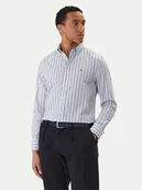 Koszule męskie - Tommy Hilfiger Koszula MW0MW42441 Błękitny Regular Fit - miniaturka - grafika 1