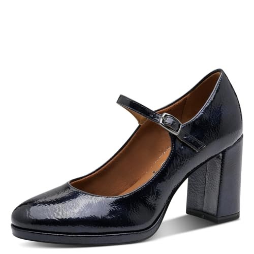 Tamaris Damskie czółenka z paskiem 1-22462-45, grantowy, 39 EU