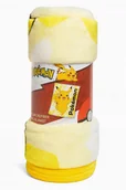 Koce i narzuty dla dzieci - Koc Kocyk Dziecięcy Flanelowy Carbotex 130 x 160 Miękki PIKACHU s836 - miniaturka - grafika 1