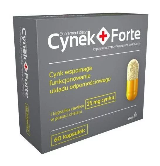 LEK-AM Cynek + Forte 25 mg x 60 kaps