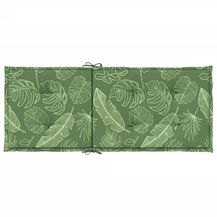 Poduszki na krzesła ogrodowe, 2 szt., wzór w liście, tkanina - Poduszki ogrodowe - miniaturka - grafika 7