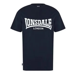 Lonsdale Essentials koszulka granatowa męska z logo, Rozmiar 4XL - Koszulki męskie - miniaturka - grafika 1