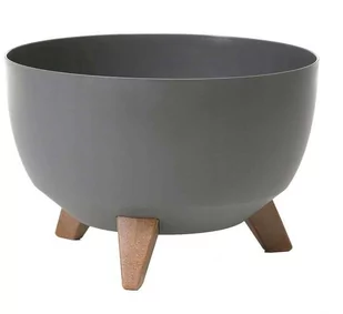 LAMELA Donica MISA ROMA śr. 47 cm antracytowa - Donice - miniaturka - grafika 1