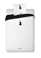 Pościel dla dzieci - Faro Pościel bawełniana 160x200 iPościel telefon młodzieżowa 016 iPhone Smartfon biała czarna gruszka iPoszwa iPoszewka 7070 - miniaturka - grafika 1