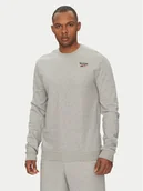 Bluzy męskie - Reebok Bluza Logo Crew 100221789 Szary Regular Fit - miniaturka - grafika 1