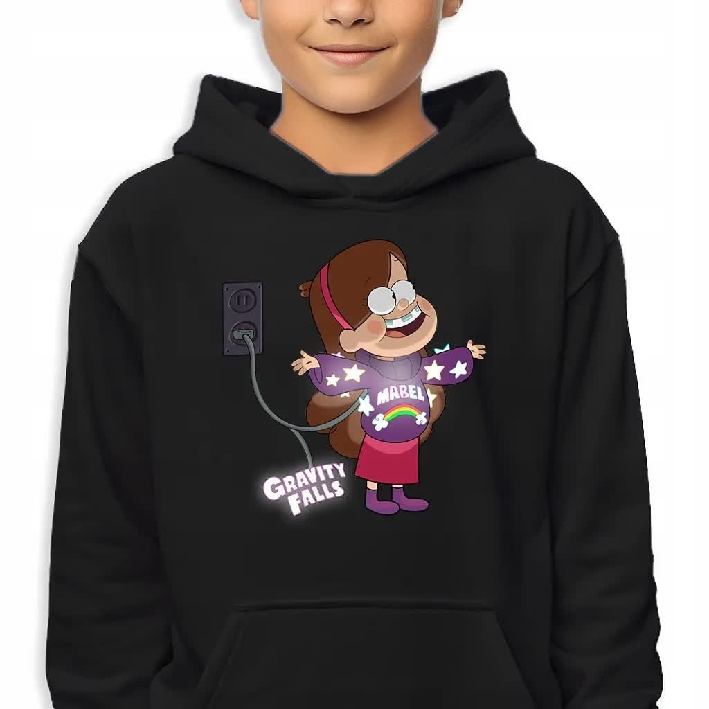 Bluza Dziecięca Z Kapturem 128 Cm Mabel&Dipper Gravity Falls Różne Wzory
