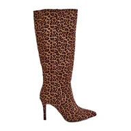 Kozaki damskie - Kozaki Na Szpilce W Panterkę Brązowe Reanwenna - Inna marka - miniaturka - grafika 1