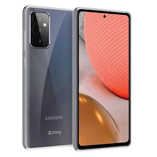 Samsung Crong Crystal Slim Cover - Etui Galaxy A72 (przezroczysty) - Etui i futerały do telefonów - miniaturka - grafika 1