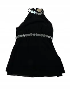 Elegancka czarna bluzka damska Michael Kors 36 - Bluzki damskie - miniaturka - grafika 1