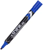 Markery permanentne - Niebieski marker permanentny Deli ścięty 1,5-5mm - miniaturka - grafika 1